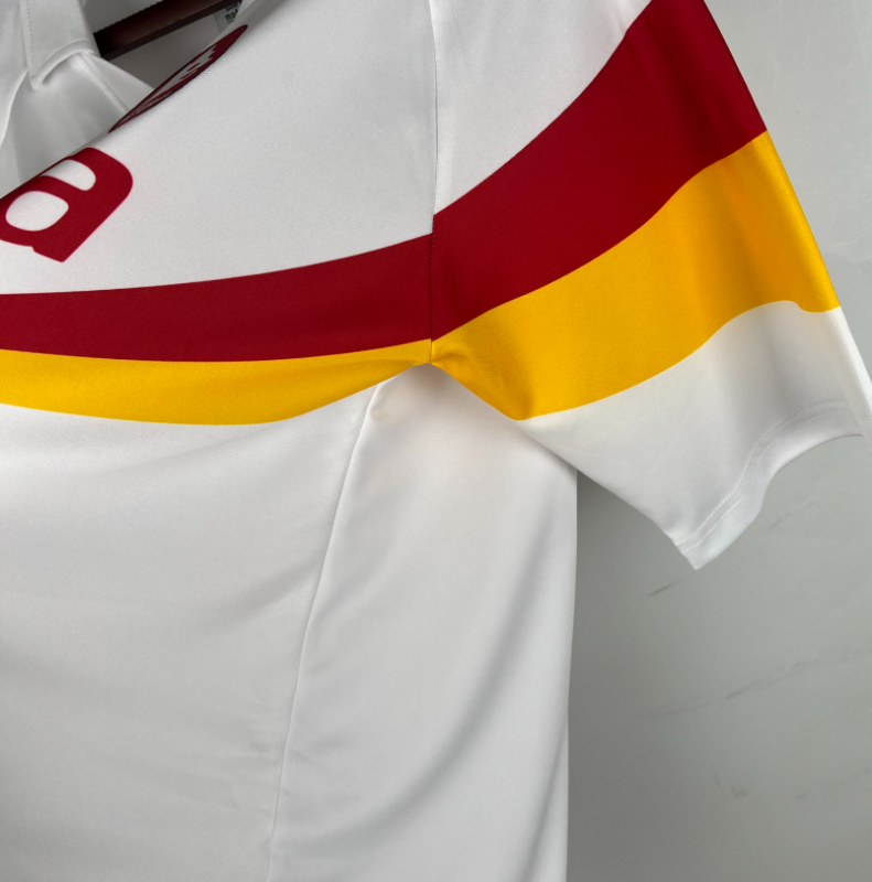 retro 90 91 roma away jersey