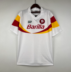 retro 90 91 roma away jersey