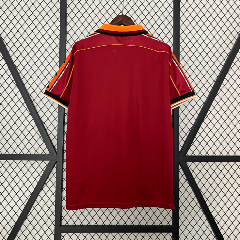 retro 98 99 roma home jersey