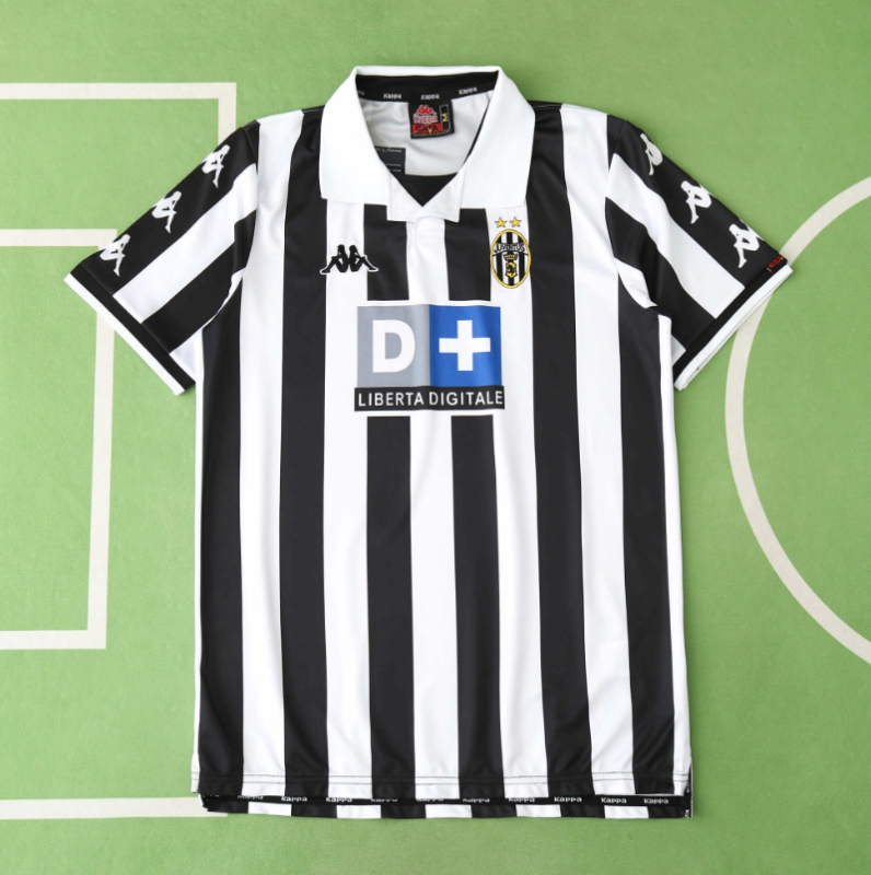 retro 989 00 juventus  home soccer jersey