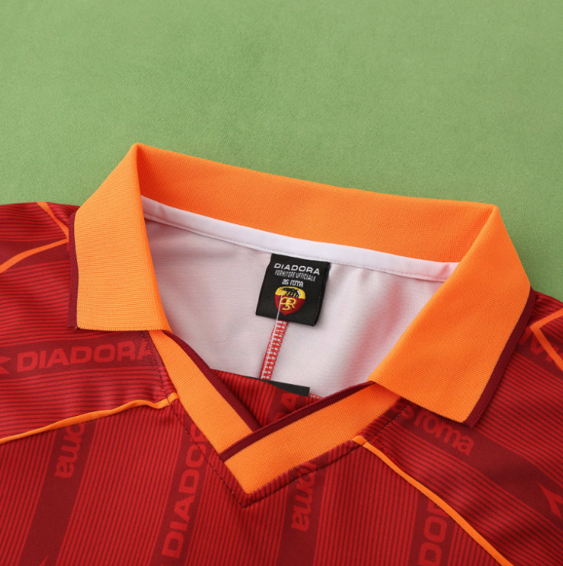 retro 99 00 roma home jersey