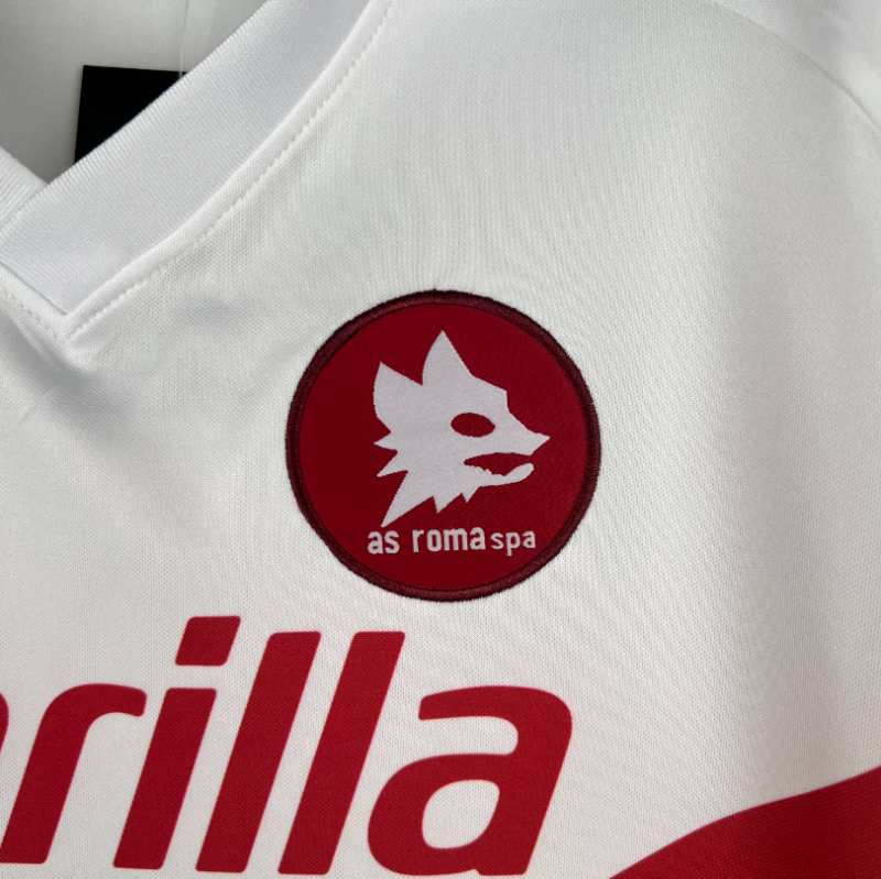 retro 90 91 roma away jersey