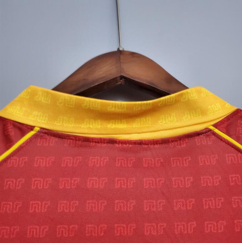 retro 90 91 roma home jersey