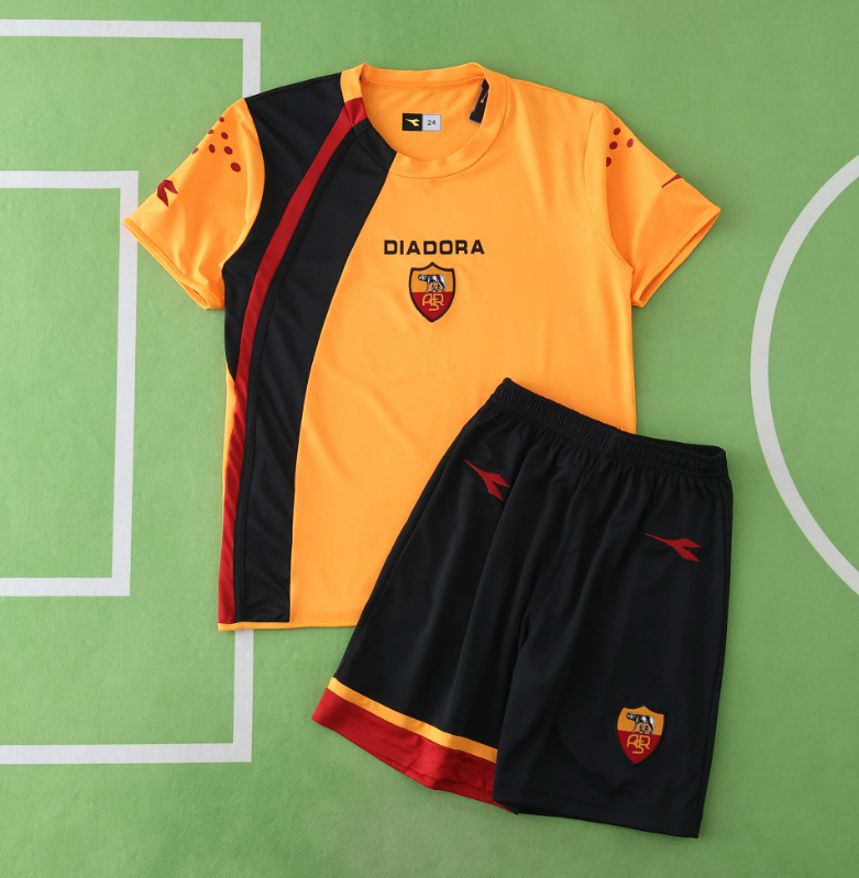retro 05 06 roma third kids kit