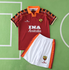 retro 98 99 roma home kids kit