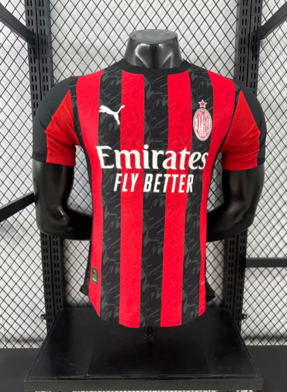 player version 25 26 ac milan home jersey