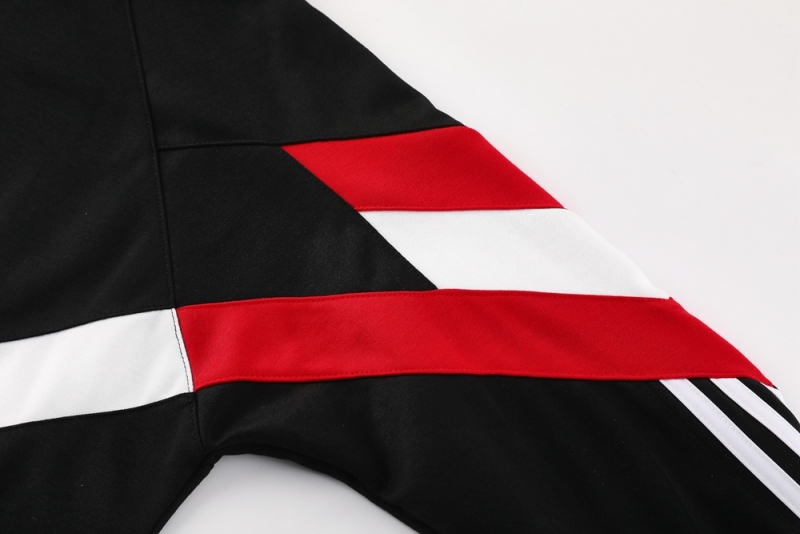 24 Manchester United black sweater set  jacketsuit S-2XL