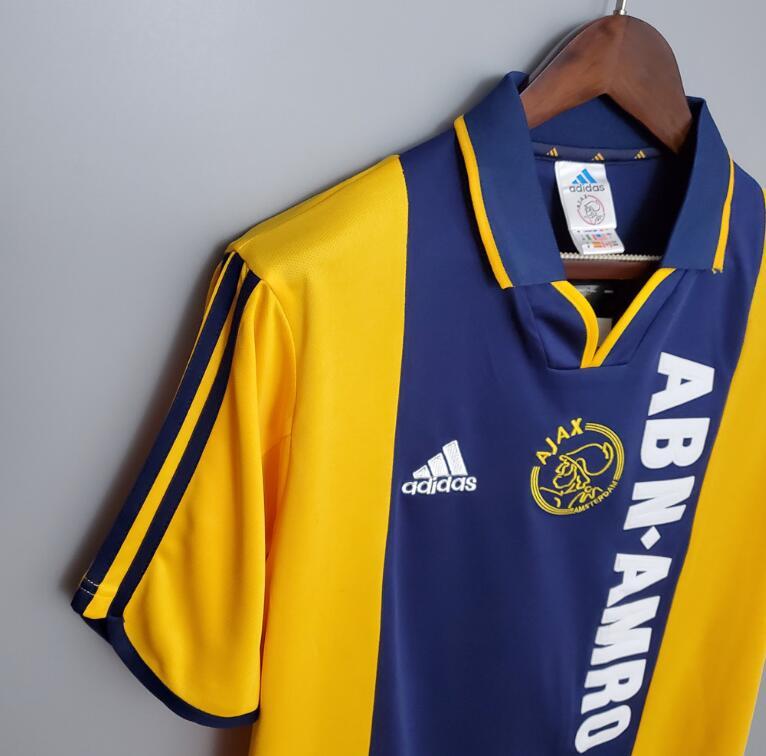 retro 00 01 ajax away jersey