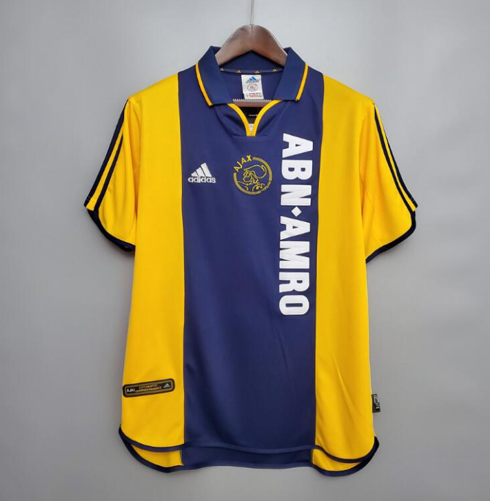 retro 00 01 ajax away jersey