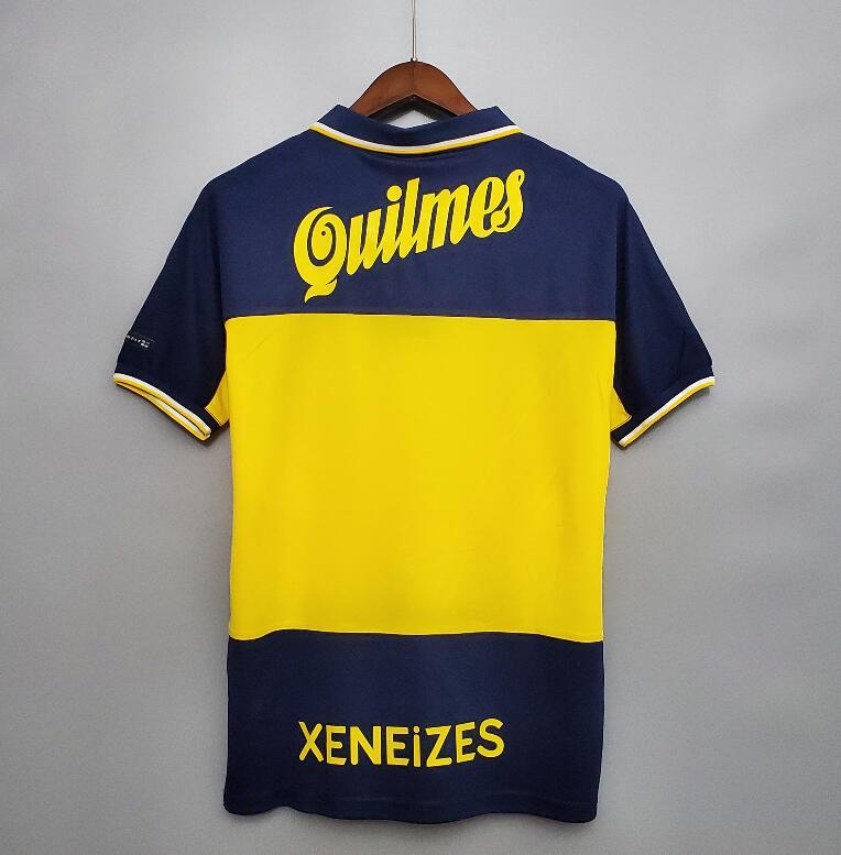 retro 98 99 boca juniors home jersey