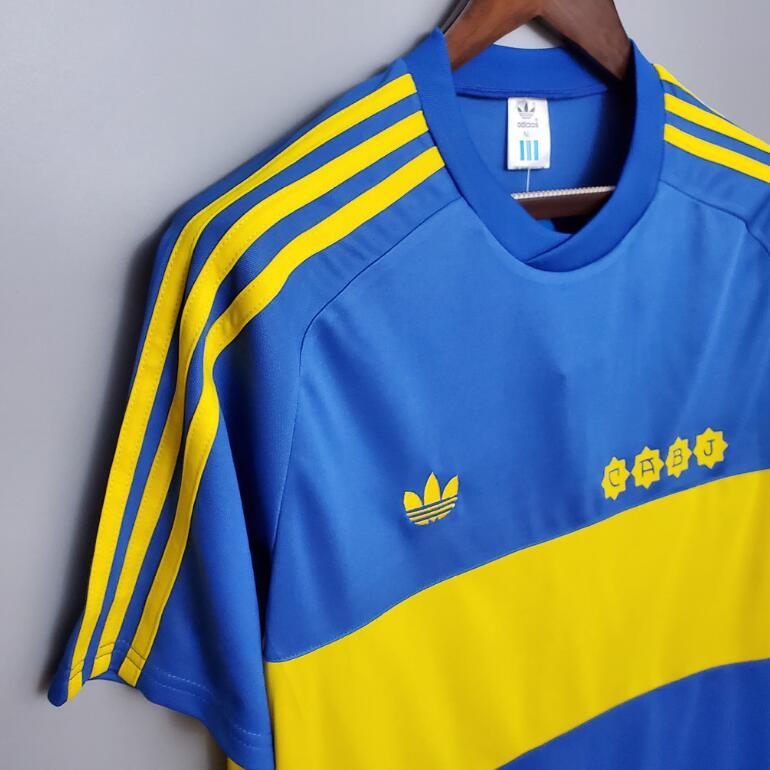 retro 81 82 boca juniors home jersey