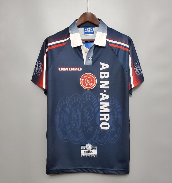 retro 97 98 ajax away jersey
