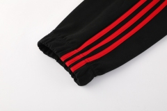 24 Manchester United black sweater set  jacketsuit S-2XL