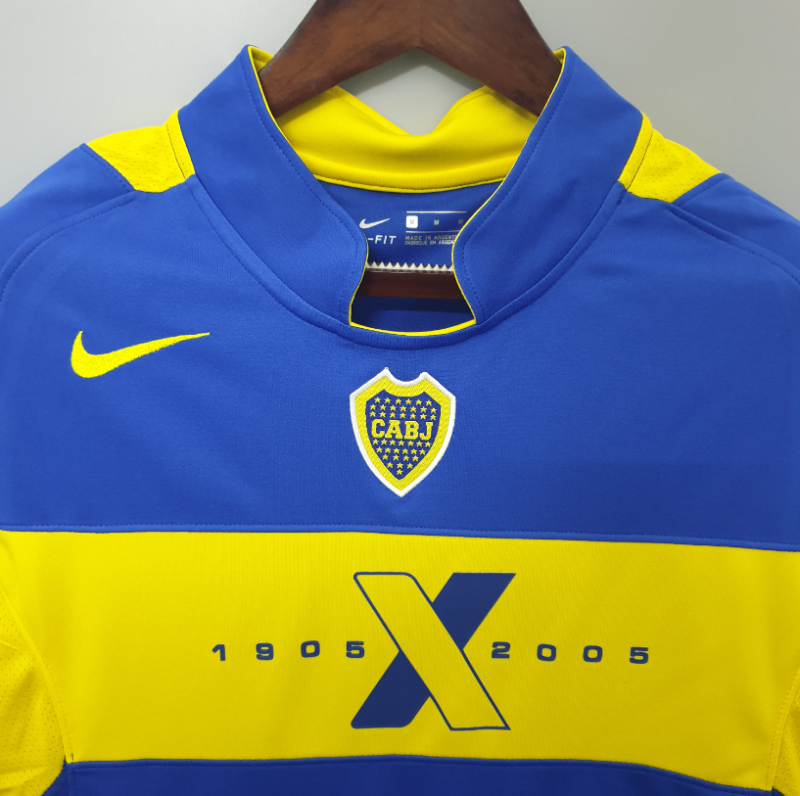retro 05 06 boca juniors home jersey