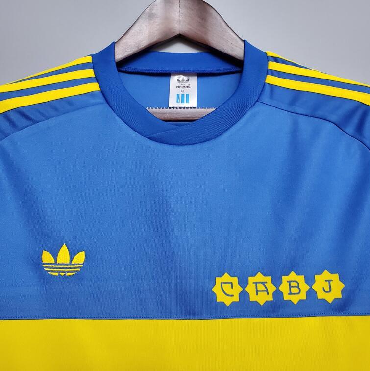 retro 81 82 boca juniors home jersey