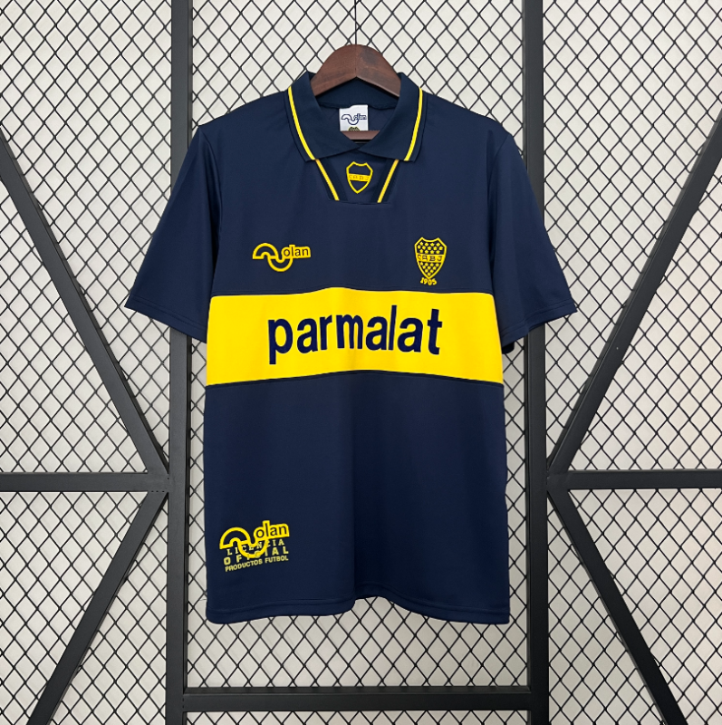 retro 94 95 boca juniors home jersey