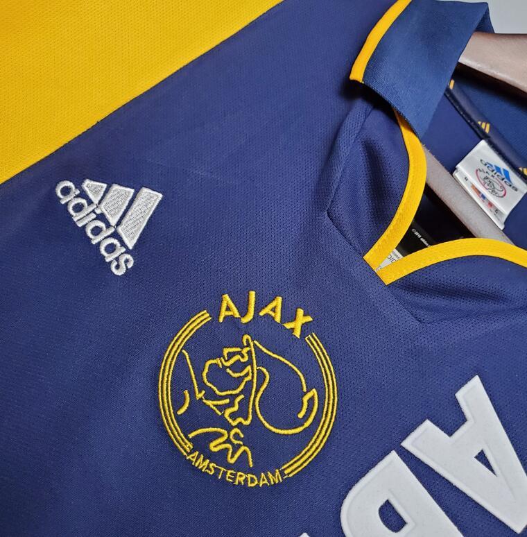 retro 00 01 ajax away jersey