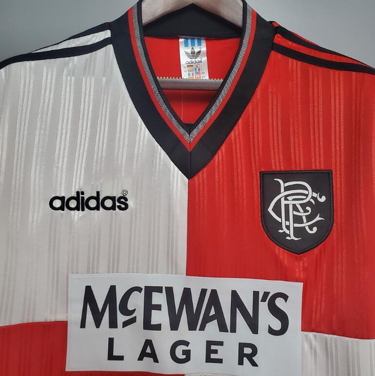 retro 95 96 Rangers FC away jersey