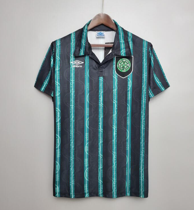 retro 92 93 celtic away jersey