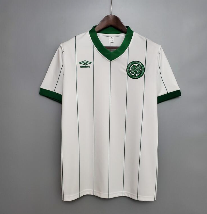 retro 82 83 celtic away jersey