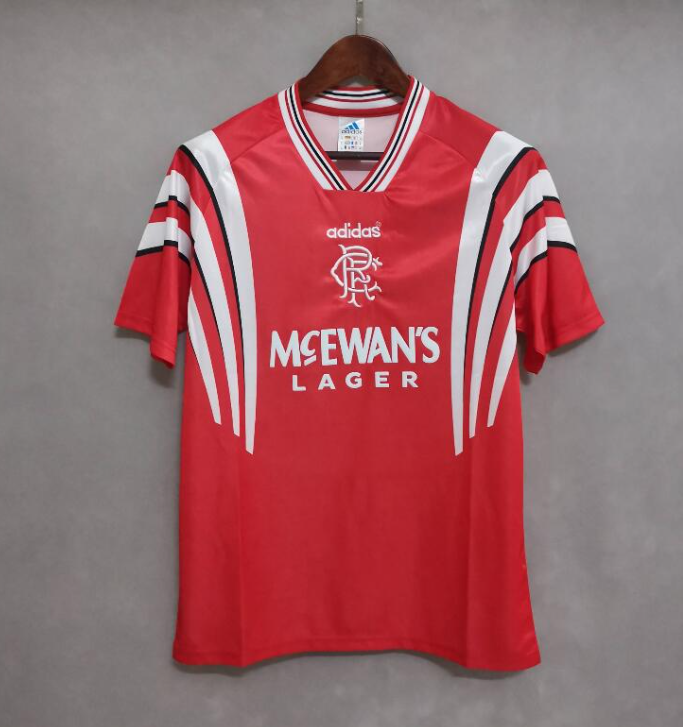 retro 96 97 Rangers FC third jersey