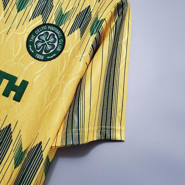 retro 88 91 celtic away jersey