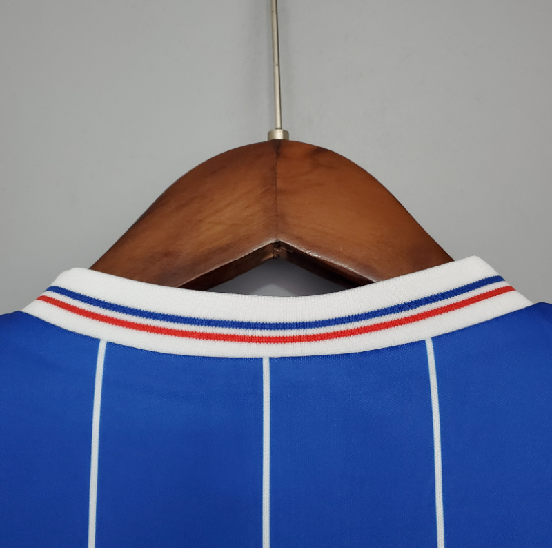 retro 82 83 Rangers FC home jersey