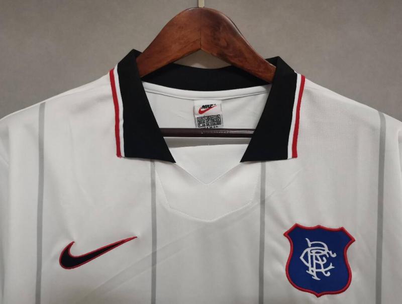 retro 97 99 Rangers FC away jersey
