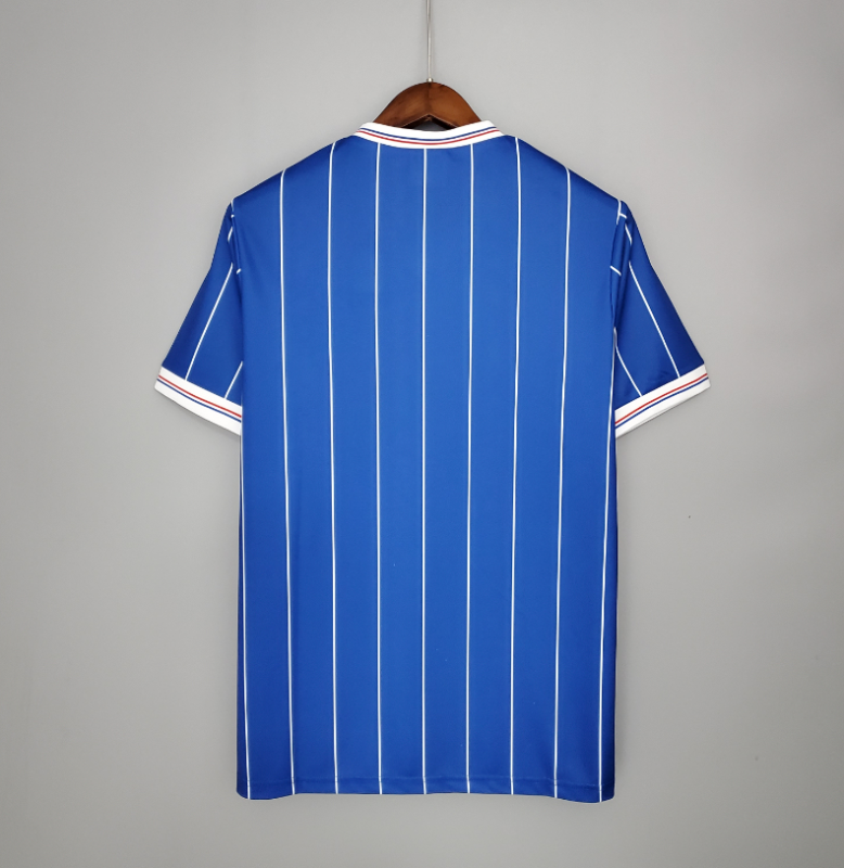 retro 82 83 Rangers FC home jersey