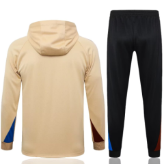 24 25 Barcelona training suit yellow jacketsuit S-2XL