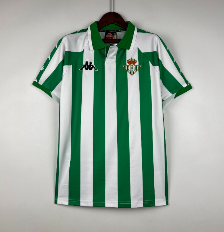 retro 00 01 real betis home jersey