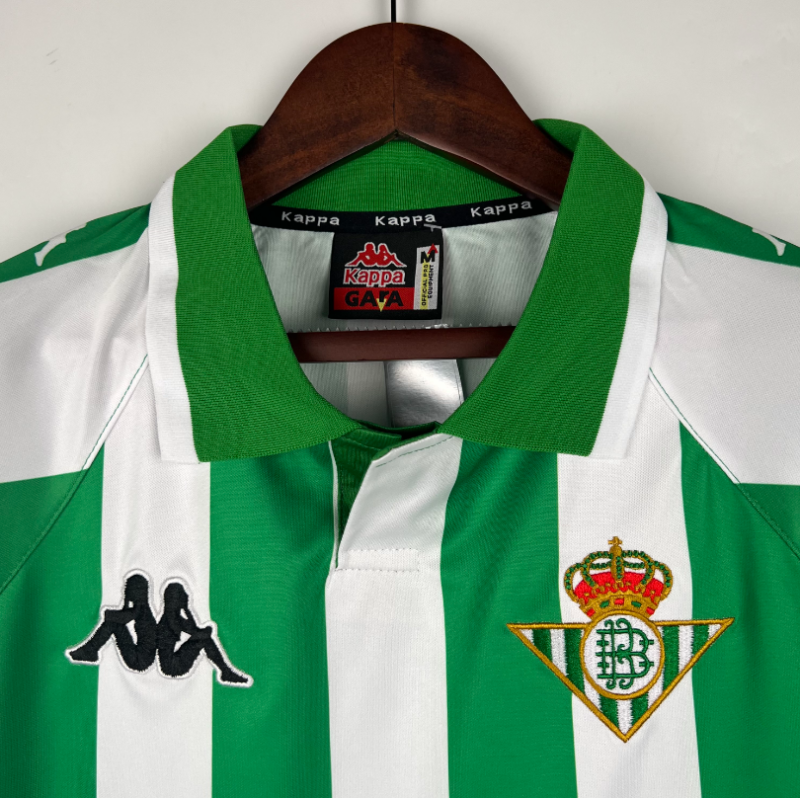 retro 00 01 real betis home jersey