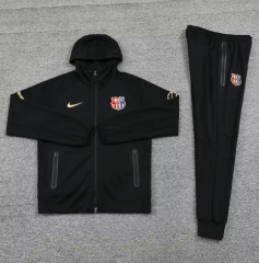 24 25 Barcelona training suit black jacketsuit S-2XL