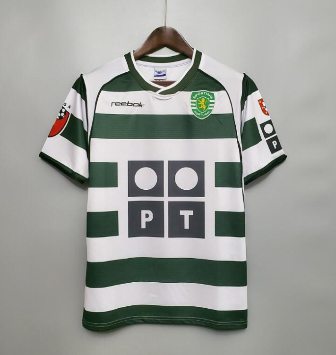 retro 01 03 Sporting cp home jersey