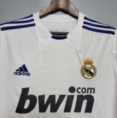 retro 10 11 real madrid home jersey