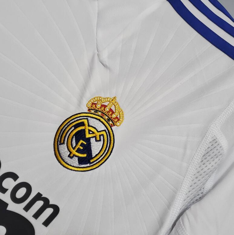 retro 10 11 real madrid home jersey