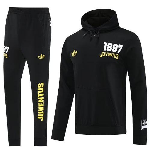 25 26 Juventus training suit black S-XXL