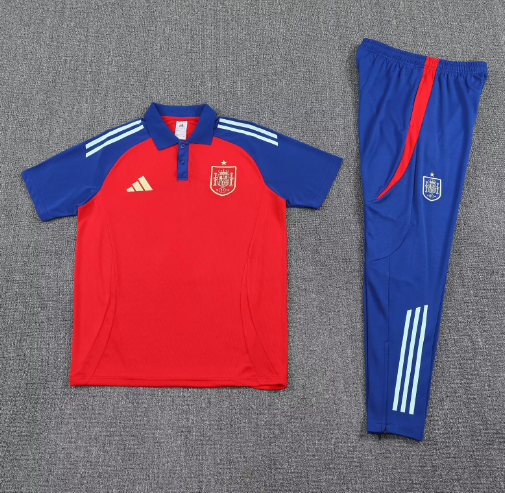 25 26 Spain training suit red jacket s-2XL