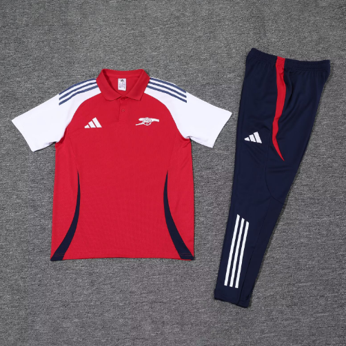 25 26 Arsenal training suit red jacket s-2XL