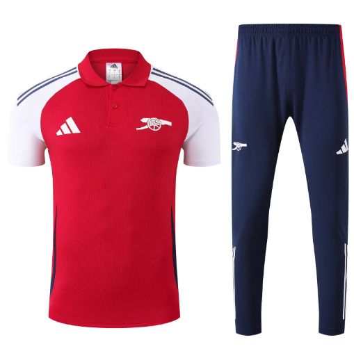 25 26 Arsenal training suit red jacket s-2XL