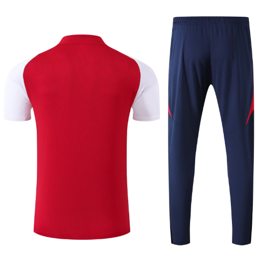 25 26 Arsenal training suit red jacket s-2XL
