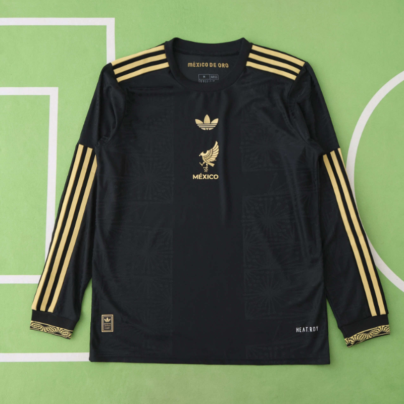 player version 2025 mexico Gold Cup long sleeve jersey
