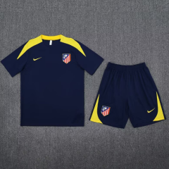 25 26 Atletico Madrid training suit set short sleeves S-XXL