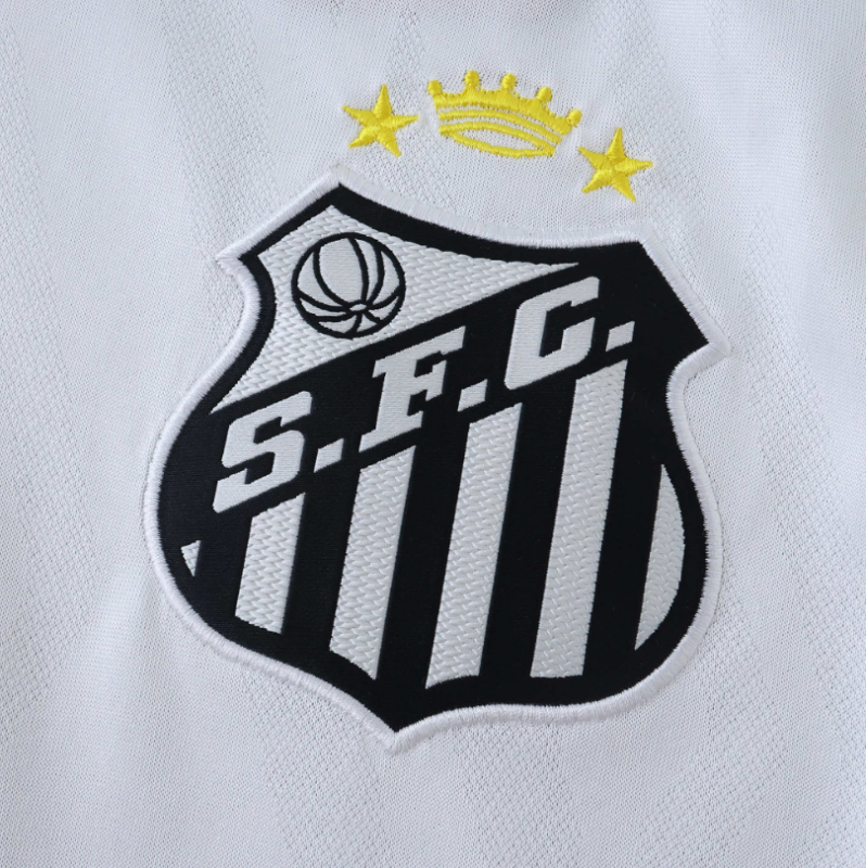 25 26 santos home soccer jersey fans version