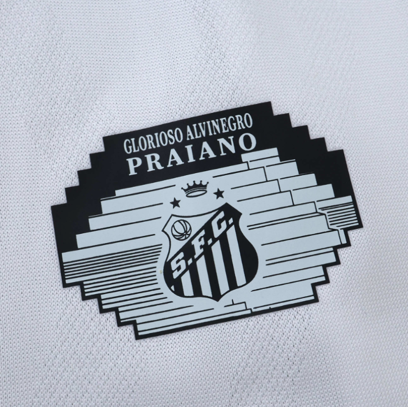 25 26 santos home soccer jersey fans version
