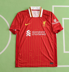 24 25 Liverpool home winner Fan version soccer jersey