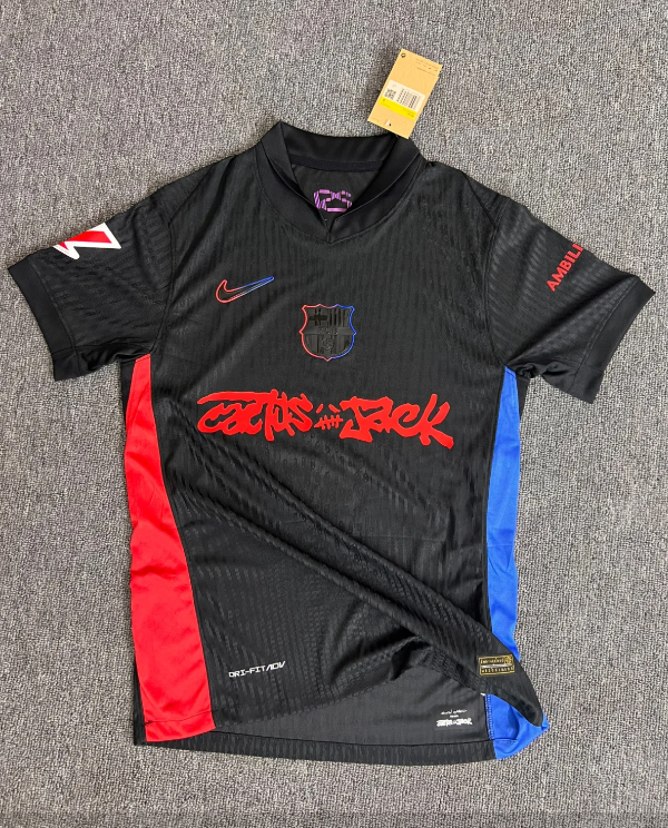 player version 25 26 Barcelona away Travis Scott jersey
