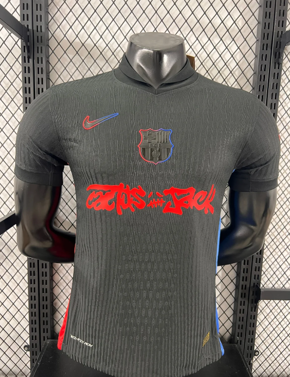 player version 25 26 Barcelona away Travis Scott jersey