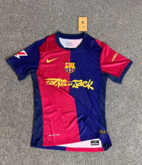 player version 25 26 Barcelona Travis Scott jersey