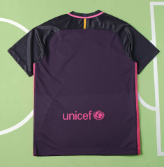 16 17 Barcelona away retro soccer jersey